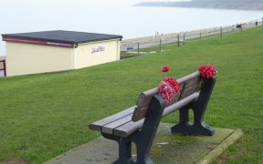 bench overlooking seafront