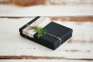 Scandi Christmas themed present