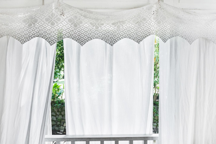 romantic curtains for gazebo