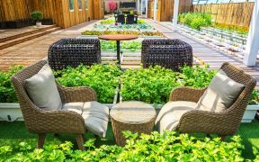 garden seating areas and ideas