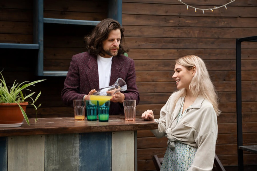 garden bar for boho garden ideas