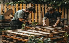 pallet garden furniture