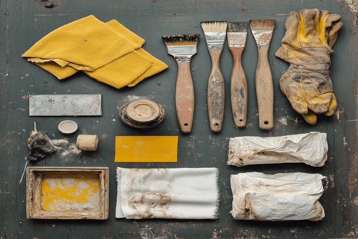 tools and materials needed on how to remove paint from wood furniture