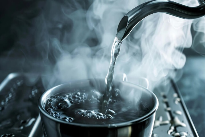 how to get rid of slugs with boiling water