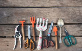 how to clean garden tools