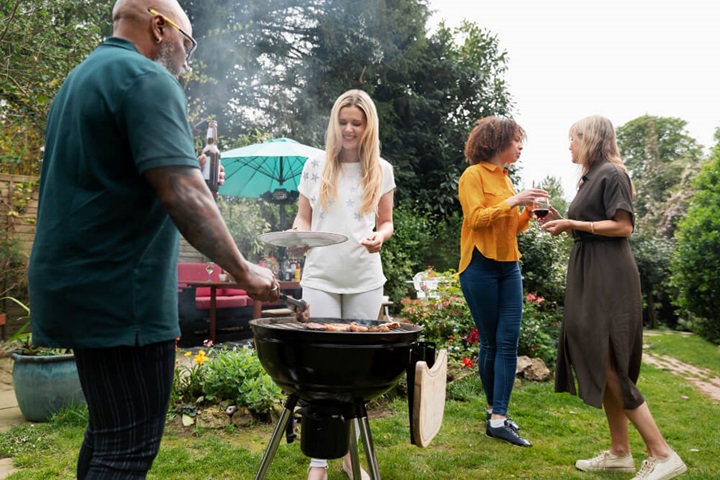 garden design ideas bbq pit