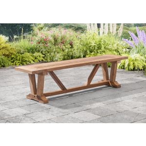 Backless Four Seater Salisbury Bench