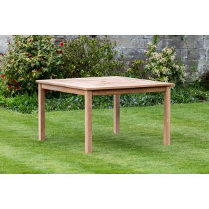 square teak dining table