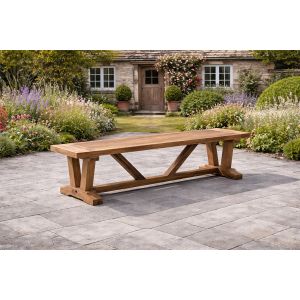 Backless Four Seater Salisbury Bench