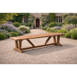Backless Four Seater Salisbury Bench