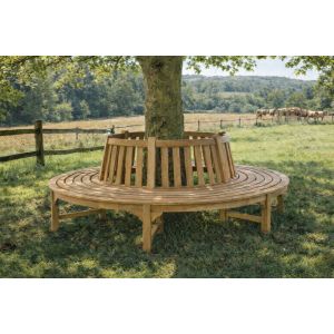 Circular Teak Tree Bench