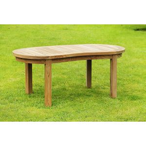 Banana Halfmoon Teak Coffee Table