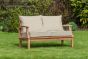 Burford X-Large Teak Patio Lounge Furniture Set x1 Chair, Medium & Large Sofa