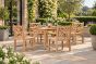 Banbury 4 seater teak dining set