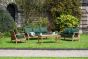 Burford X-Large Teak Patio Lounge Furniture Set x1 Chair, Medium & Large Sofa
