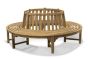 Circular Teak Tree Stump Bench Large 2.15M