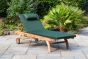Helford Teak Reclining Sun Lounger