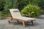 Helford Teak Reclining Sun Lounger