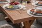 Kuta Teak Rectangle Table with 2 Kuta Large Teak Benches