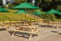 Ledbury Outdoor Wooden 6 foot Picnic Bench