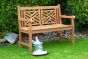 Oxford Teak Garden Bench 2 Seater 1.2m