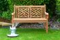 Oxford Teak Garden Bench 2 Seater 1.2m