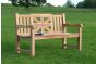 Sandhurst Teak Memorial Bench 3 Seater 1.5m