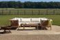 Sherborne Teak Patio Lounge Furniture U-Shaped Sofa Set