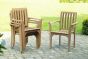 Teak Outdoor Stacking Patio Dining Chairs