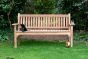 Westminster Flat Arm Teak Garden Bench Set