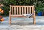 Windsor Teak Garden Bench 2 Seater 1.2m