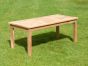 Westminster Flat Arm Teak Garden Bench Set