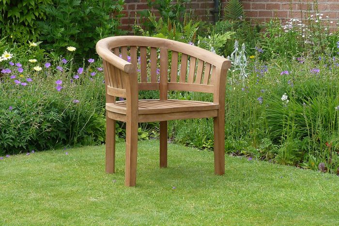Banana Halfmoon Teak Garden Chair