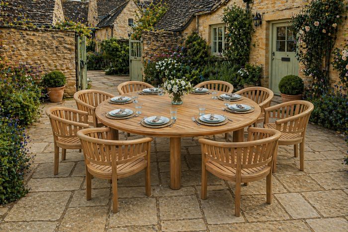 titan maximus 1.8 8 seater dining set