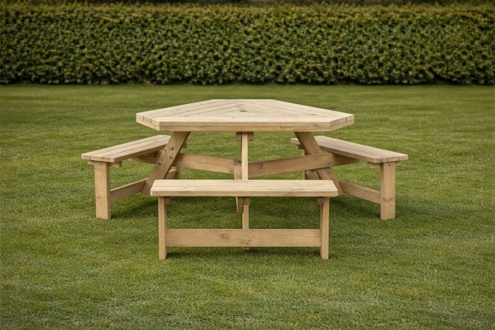 Whitby 6 Seat Triangle Picnic Table