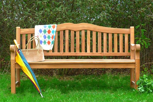 Henley Teak Commercial Bench 4 Seater 1.8m