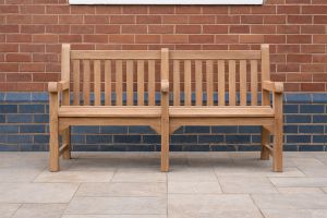 Balmoral Teak Memorial Bench 4 Seater 1.8m