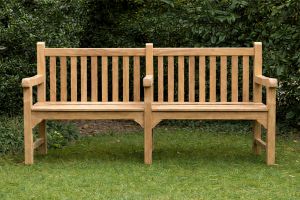 Balmoral Teak Memorial Bench 4 Seater 1.8m
