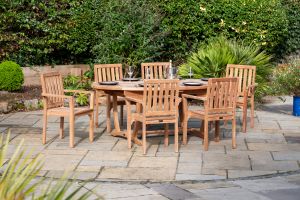 teak outdoor furniture dining set
