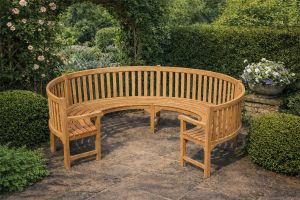 Balmoral Teak Memorial Bench 3 Seater 1.5m