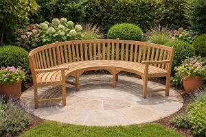 Balmoral Teak Memorial Bench 3 Seater 1.5m