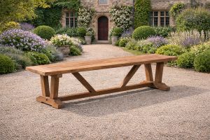 Backless Four Seater Salisbury Bench