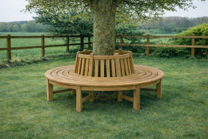 Circular Teak Tree Bench