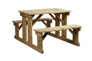 Newquay Walk In 6 Seater Picnic Bench